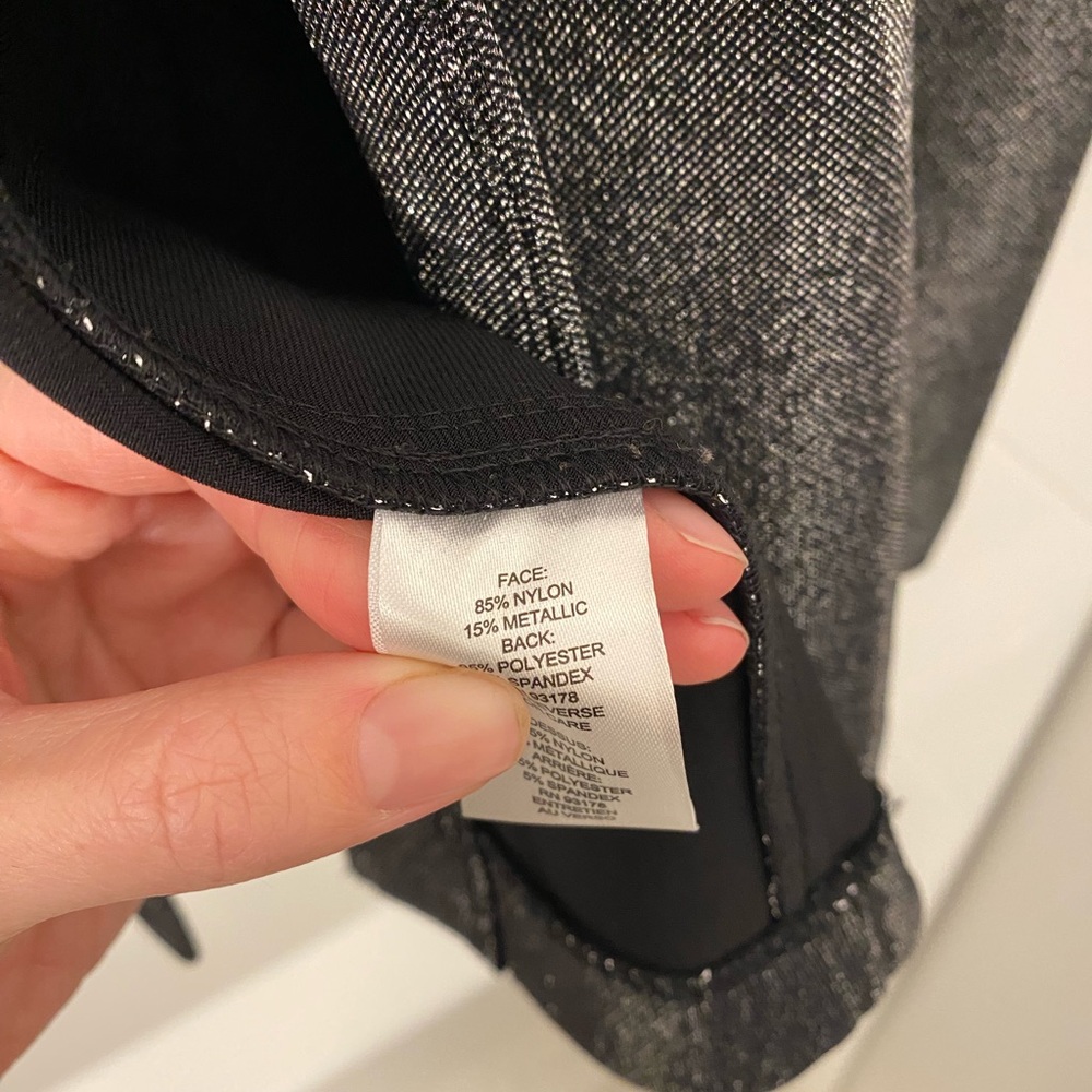 Tahari Metallic Silver Women's Blazer - Picture 5 of 6